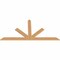 Ekena Millwork Saratoga Timber Gable Bracket, Western Red Cedar, 96"W x 48"H x 1 1/2"D x 5 1/2"F, 12/12 Pitch GBW096X48X0206SAR00SWR - alternate 3